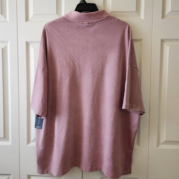 No Boundaries Men's Oversized Fit Polo Shirt XL (46-48) - Picture 9 of 10